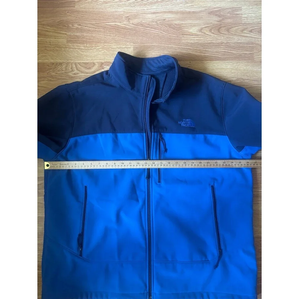 The North Face Men’s XXL Blue Softshell Full Zip Jacket WindWall Outdoor Coat